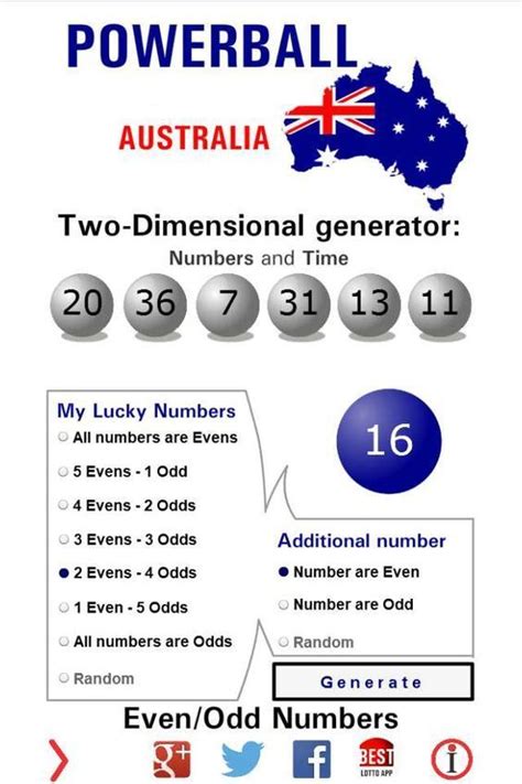 best powerball numbers australia
